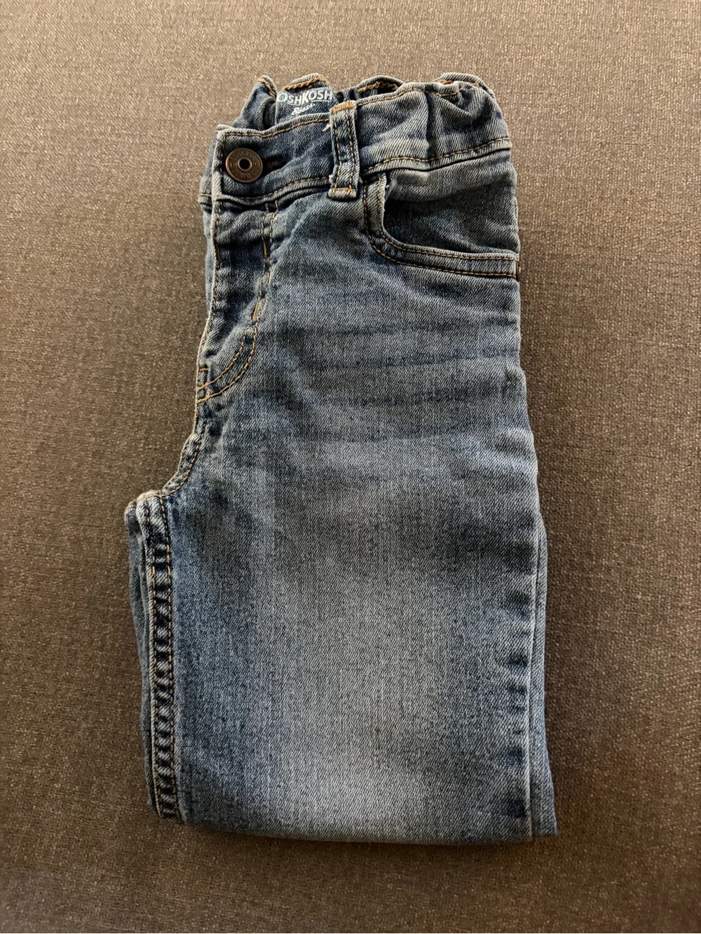 OshKosh B'gosh Faded Blue Kids Jeans with Elastic Waist